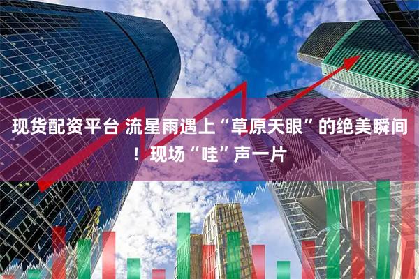 现货配资平台 流星雨遇上“草原天眼”的绝美瞬间！现场“哇”声一片